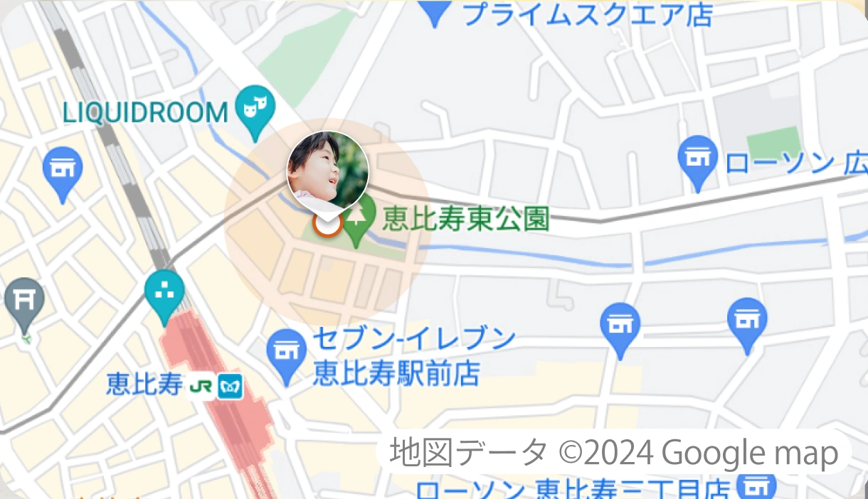 位置表示のイメージ